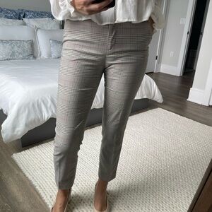 H&M Checked Grey Women's Pants